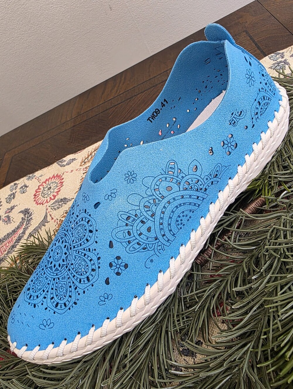 bernie mev. Women's TW 09 Slip-on in Turquoise